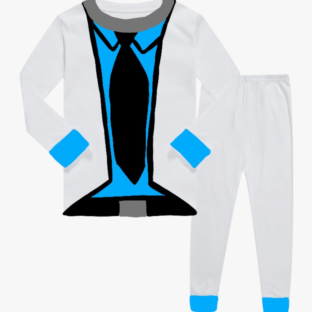 Roblox Kids Centric Scientist Cosplay Pajamas Boys